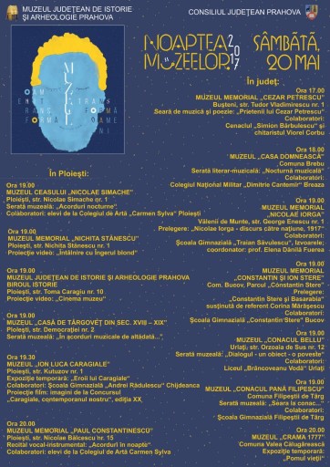 Unde poţi merge în Noaptea Muzeelor în Prahova. Vezi lista completă a muzeelor deschise