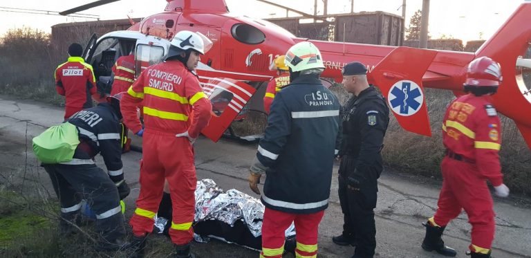 Accident grav pe DN1B, la Loloiasca. Două persoane, între care un minor, sunt încarcerate!