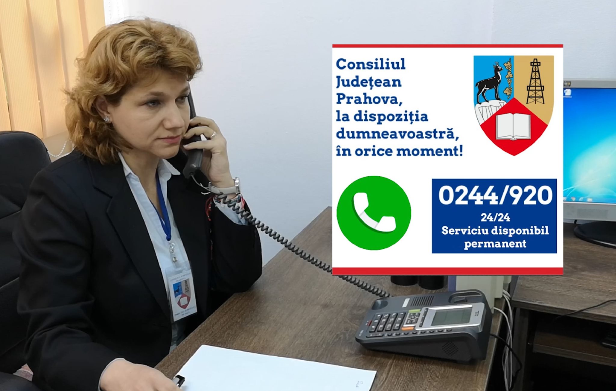 Număr unic la Consiliul Județean Prahova - 0244.920