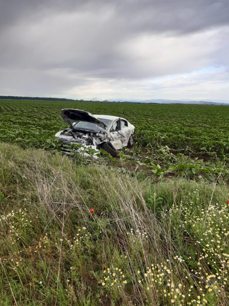 Accident rutier cu o persoană rănită pe DN1-Buda