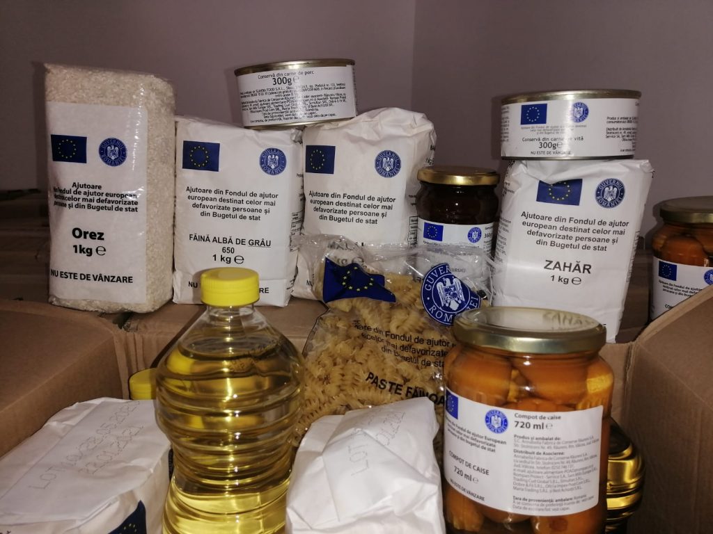 Ajutoare alimentare pentru persoane în nevoie