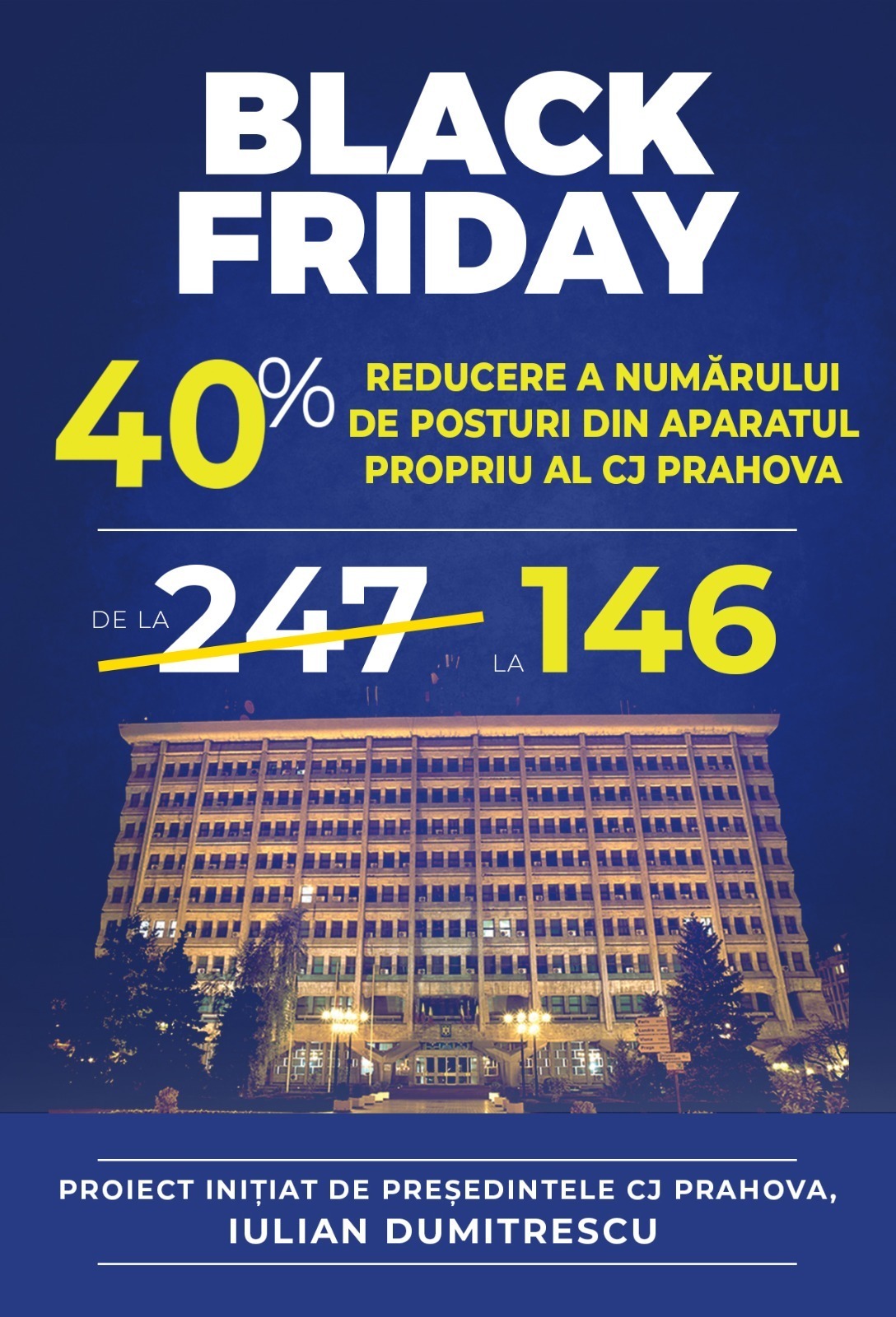 Vinerea neagră a bunului simţ. Funcţionarii Consiliului Judeţean Prahova nu sunt mărfuri la reduceri!